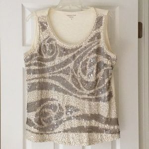 Coldwater Creek Sequined Tank